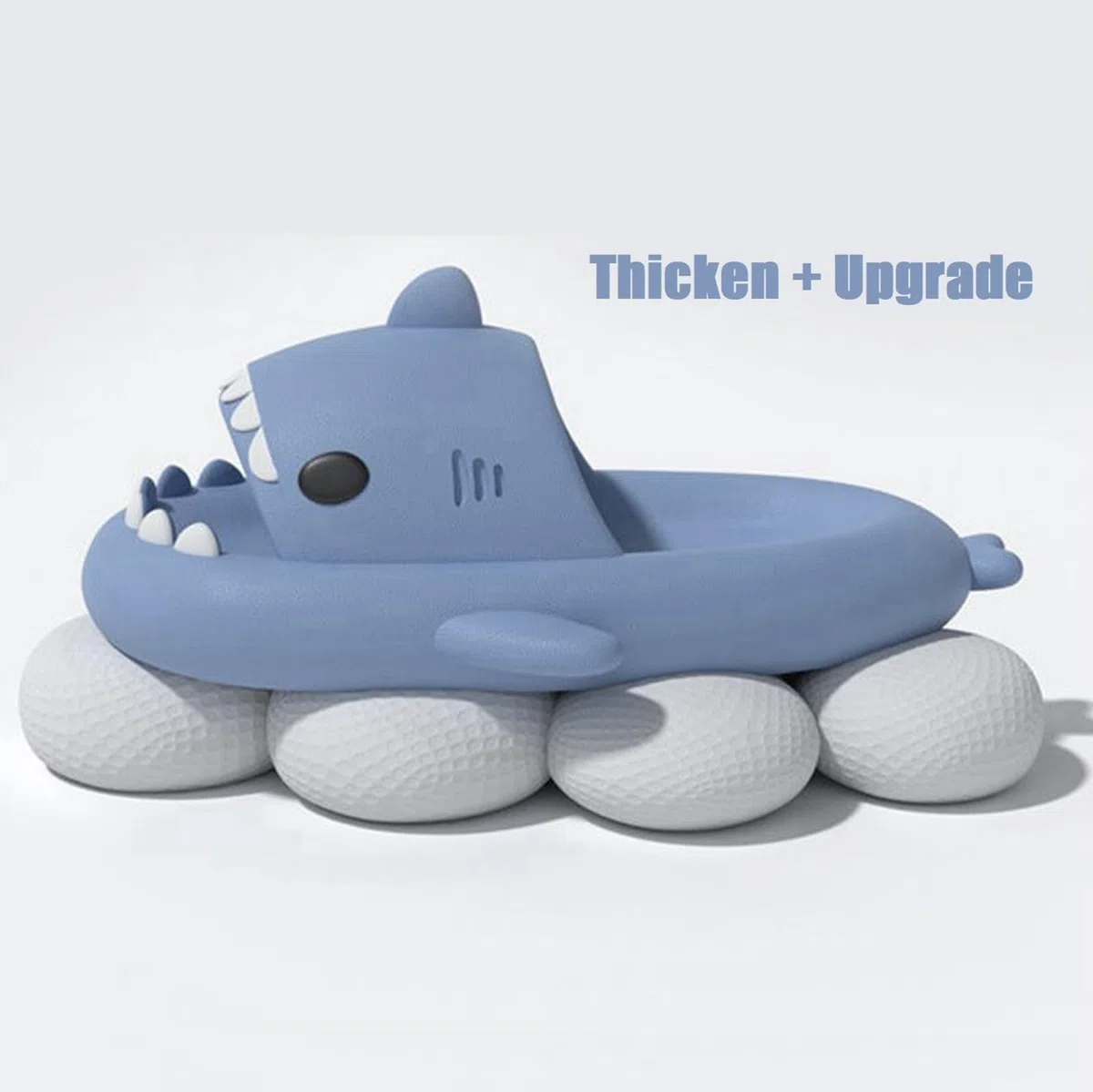 Ciabatte Squalo Donna Uomo Nuvola Squali Pantofole Comode Sharky Scarpe Gomma Cloud Shark Slides Slippers Unisex Adulti Taglia EU 36-47