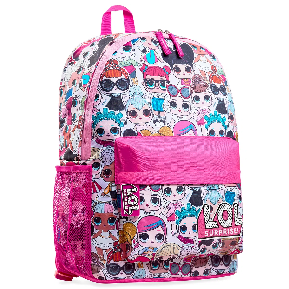 L.O.L. Surprise! Zainetto Bambina Zaino Scuola per Ragazze Zaino Scuola Elementare Bambina Cartella Scuola Tempo Libero Viaggio Accessori LOL Idea Regalo per Bambine