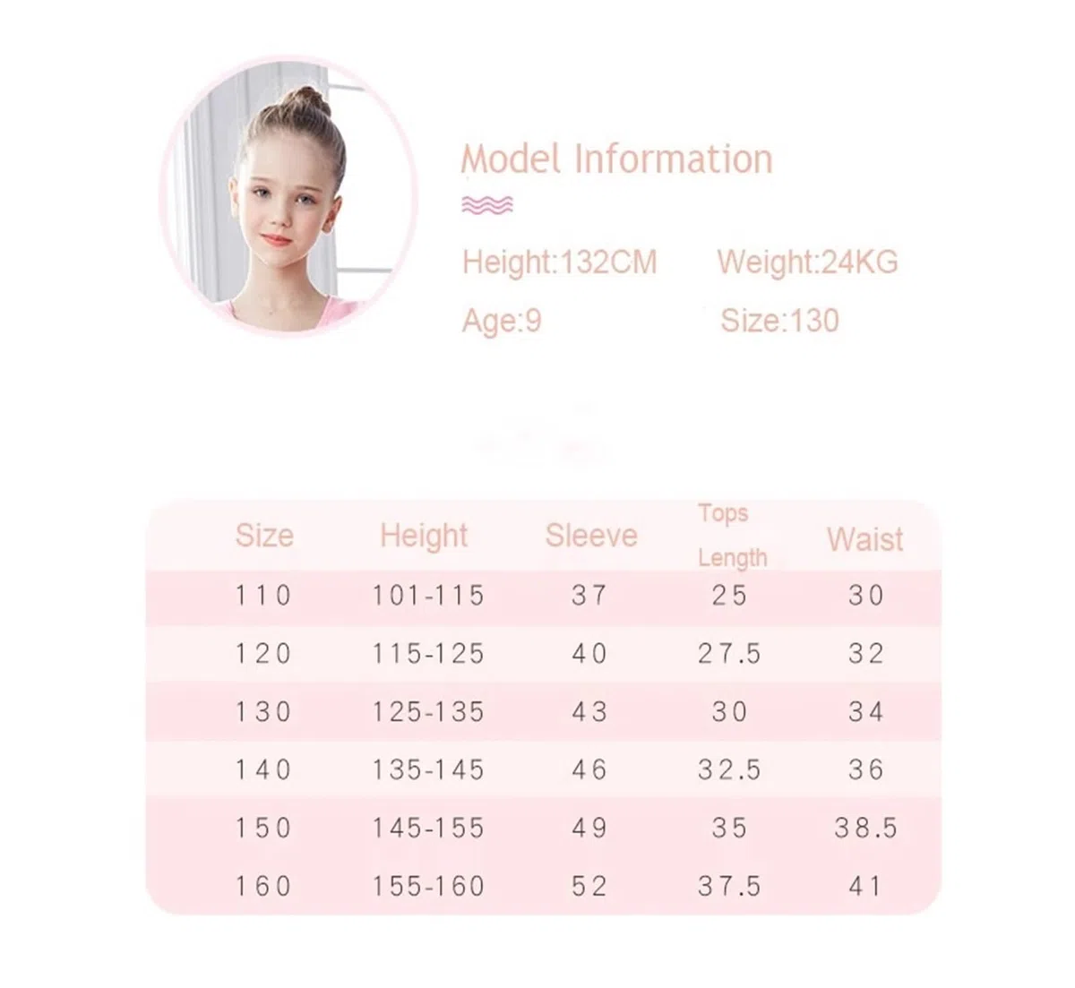 Top da Balletto for Ragazze, Maglione da Ballo, Cappotto Invernale Caldo, Maglieria a Maniche Lunghe, Top for Ragazze, Abbigliamento da Ballo, Top Avvolgente(Black,140(135-145CM))