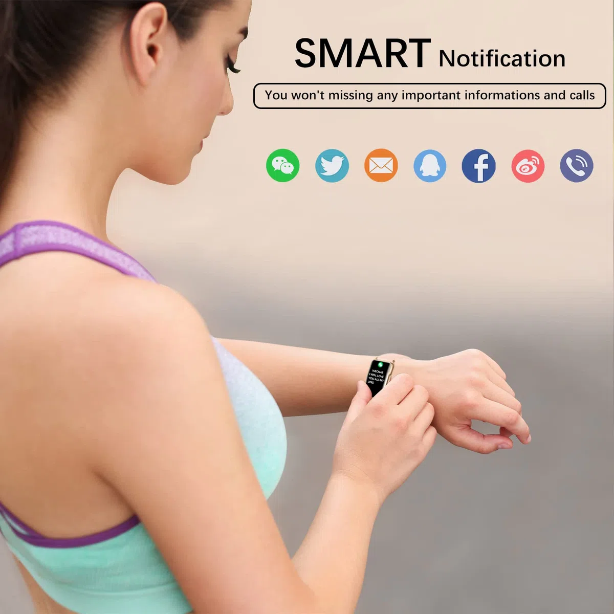 Smartwatch Donna Impermeabile IP68, Orologio Fitness Con Contapassi, Cardiofrequenzimetro, SpO2, Sonno, 123 Modalità Sportive, Smart Band per Android iOS