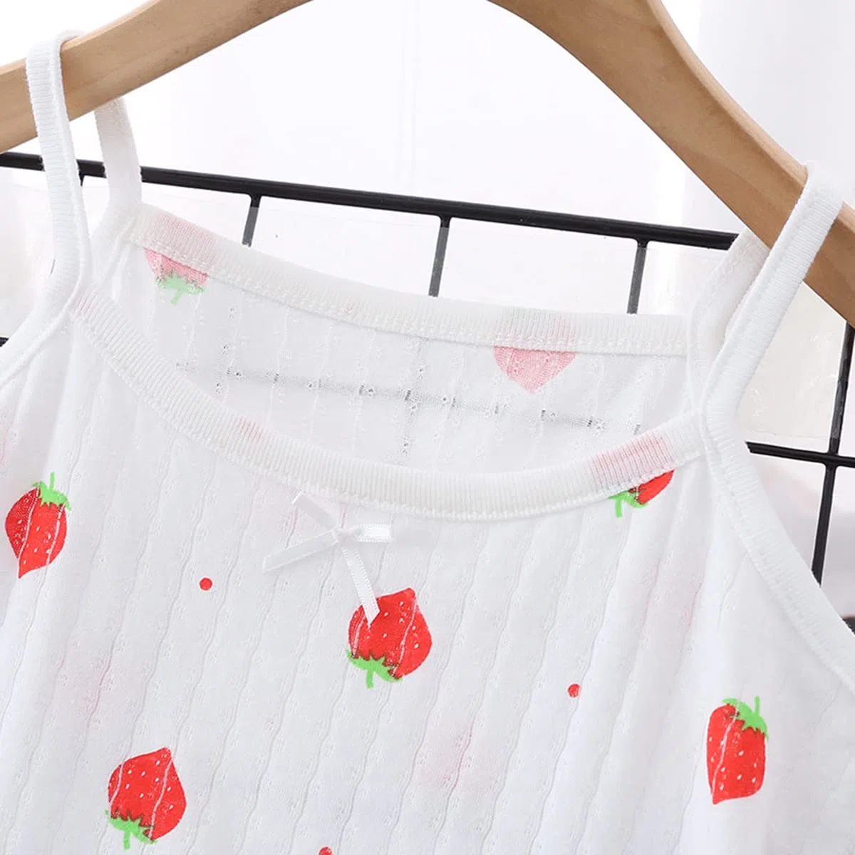 Canotta da Bambina in Cotone con Finiture e Fiocco per 1-12 Anni Cotone Canottiera da Bambina Ragazza Canotta Intima Stampata Canottiere Elastiche Confezione da 4
