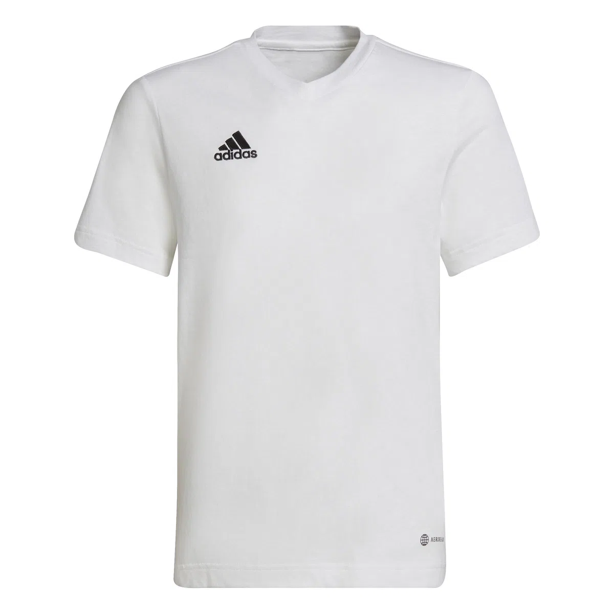 adidas Entrada 22 T-Shirt, T-Shirt Unisex - Bambini e ragazzi, White, 152