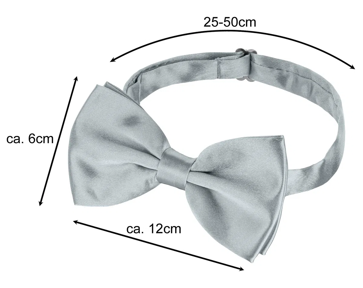 papillon da uomo set da 10 – lucido – preannodato & regolabile – per abito e smoking