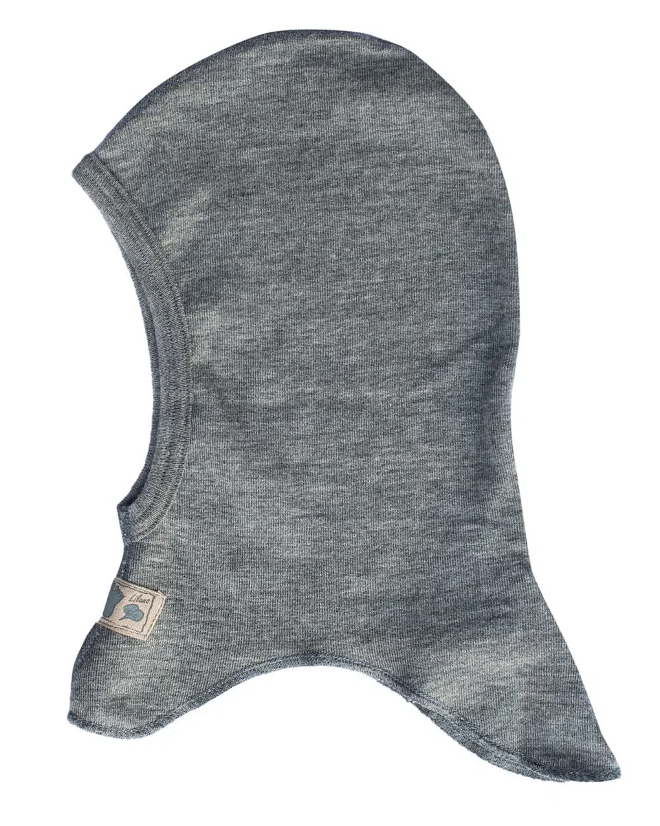 Lilano, Passamontagna merino per bambini, 70% lana, 30% seta, 210 g/m²