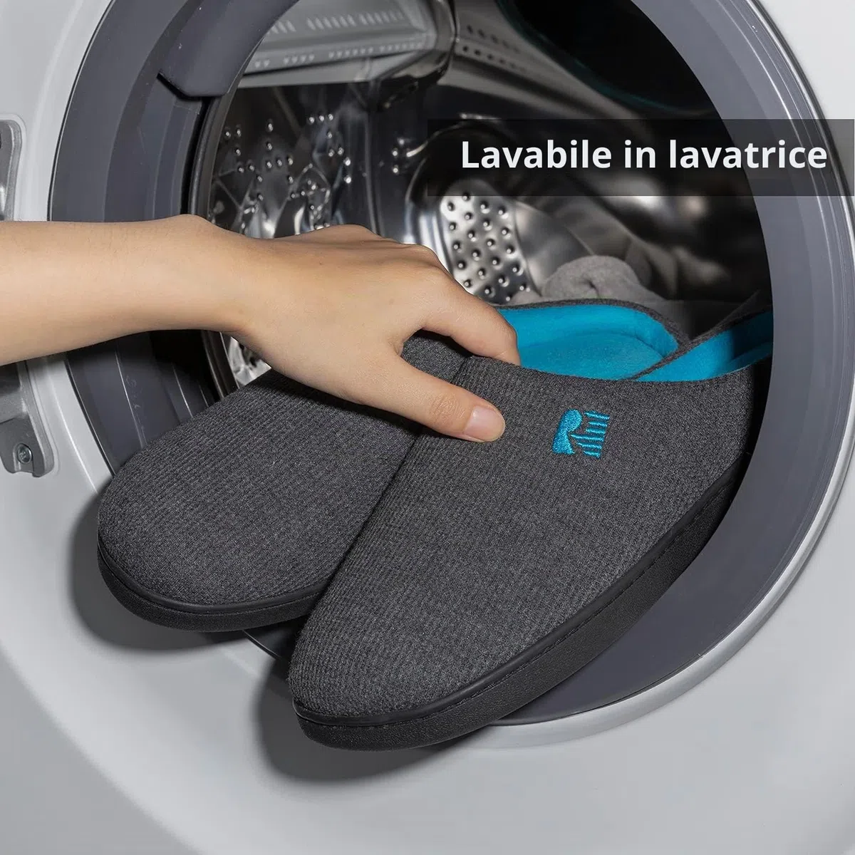 RockDove Bicolore Pantofola da Uomo in Memory Foam