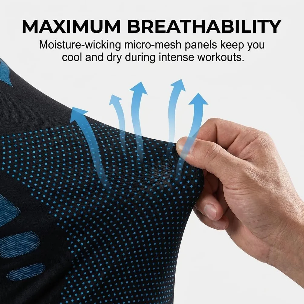 3pc Canottiera Compressione Uomo Maglia Contenitiva Snellente Modellante Pancia Dimagrante Canotta Corsa Running Traspirante Canotte Palestra Shapewear Intimo Senza Maniche Tank Bodybuilding Fascia