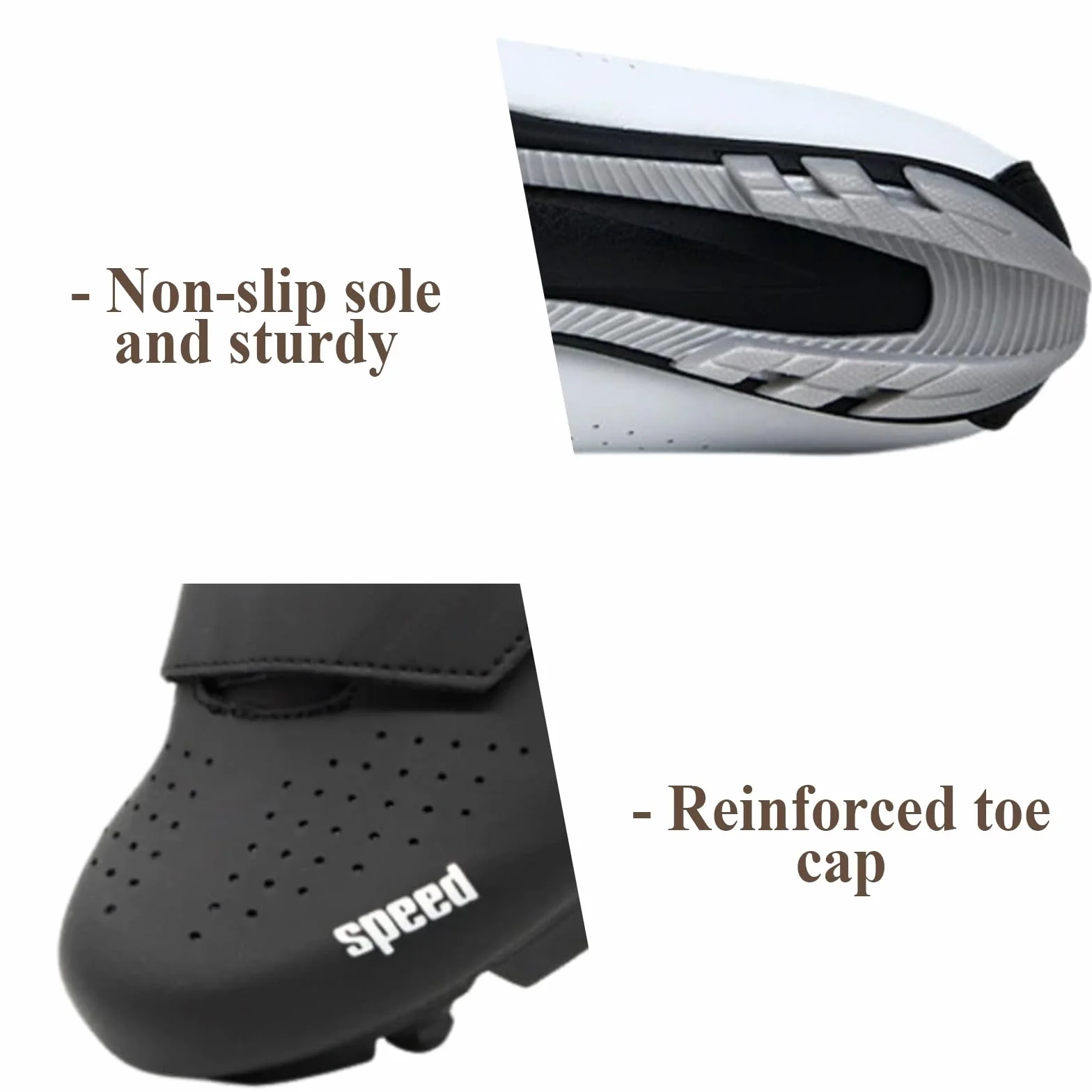Surwin Scarpe Ciclismo MTB SPD, Scarpe Mountain Bike Traspiranti per Uomo Donna EU 36-47 Fibbia Girevole Sneakers Compatibili Pedali SPD con Bulloni e Tacchetti