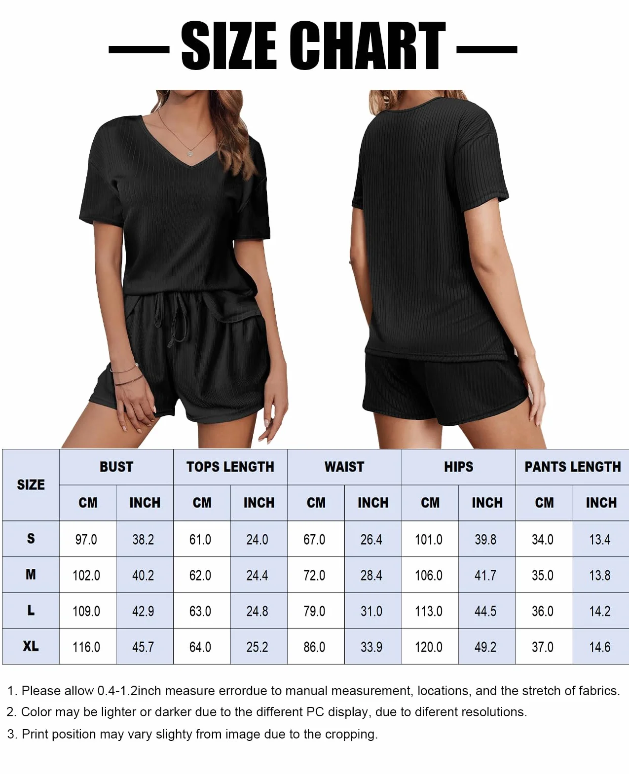 Tuta Corta Ampia da Donna 2 Pezzi Tute da Tempo Estiva Casa T-Shirt Manica Corta e Pantaloncini Tuta Sportiva Moda Scollo a V Sports Suit