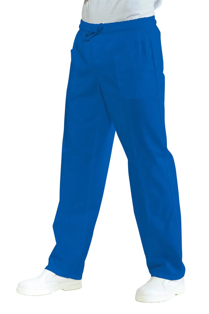 Isacco 044706 Pantalone con Elastico, Taglia XL, Blu Cina