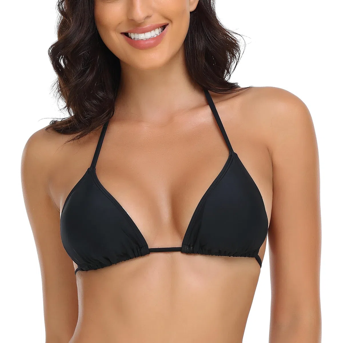 RELLECIGA Costume Donna Reggiseno Bikini Top Classico a Triangolo