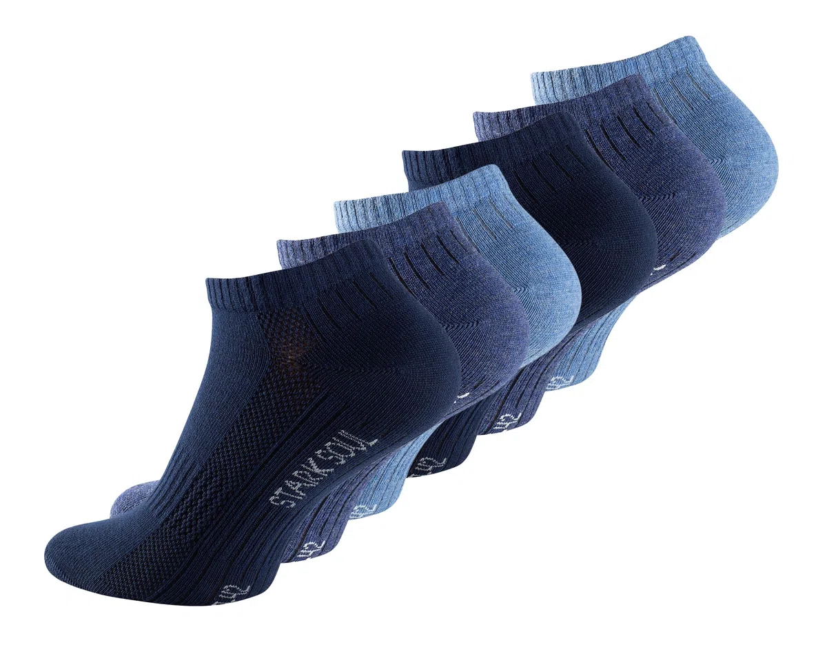 Calzini Caviglia Cotone Uomo Donna 6 Paia Traspiranti Antiscivolo Sport Palestra Corsa Allenamento Fitness Running Taglie 35-46 Nero Bianco Grigio