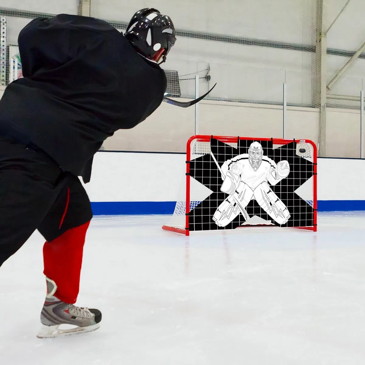 Target per il portiere 'hockey Street, obiettivi netti di hockey - Tutor 'allenatore sparatutto per impieghi pesanti | Obiettivi di obiettivi di hockey per esercitarsi a migliorare l'attrezzatura di a