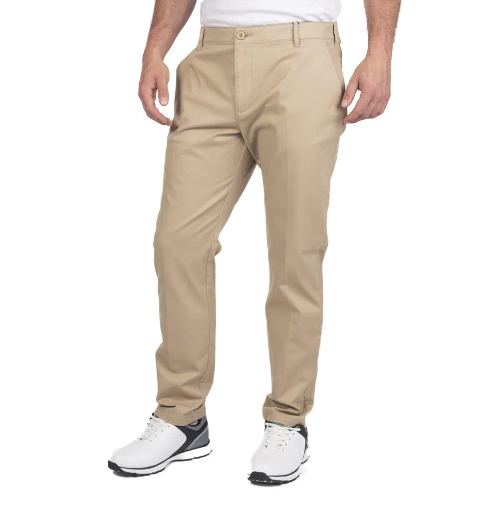 Island Green - Pantaloni Chino in Cotone Elasticizzato, Pantaloni da Golf Uomo