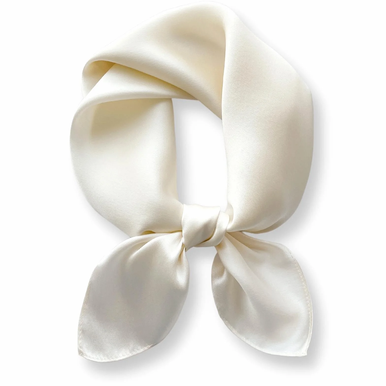 PoeticEHome Foulard in 100% Seta di Gelso Pura - Sciarpa Quadrata Donna a Tinta Unita per Collo e Testa con Confezione Regalo - 68x68 cm