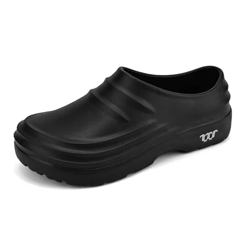 MEIAGDT Scarpe da Cucina Antiscivolo da Uomo e da Donna, Scarpe da Cuoco Resistenti all'olio e Impermeabili con Suola in Gomma Antiscivolo, Zoccoli da Uomo
