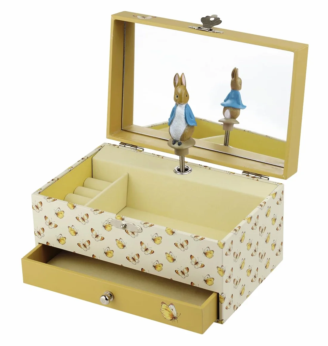 Trousselier Coniglio S60860 Cofanetto Musicale Fosforescente, 18 x 11.5 x 10 cm, Multicolore