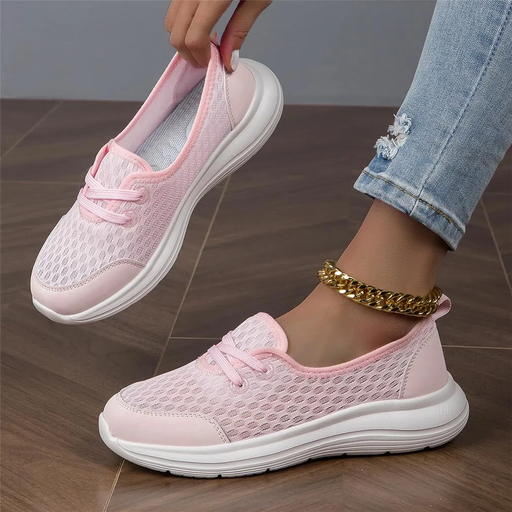 Scarpe Ortopediche Comode con Suola Morbida in Rete, Sneakers Casual Leggere E Traspiranti da Donna, Scarpe Casual Facili da Indossare, Ballerine con Supporto Plantare