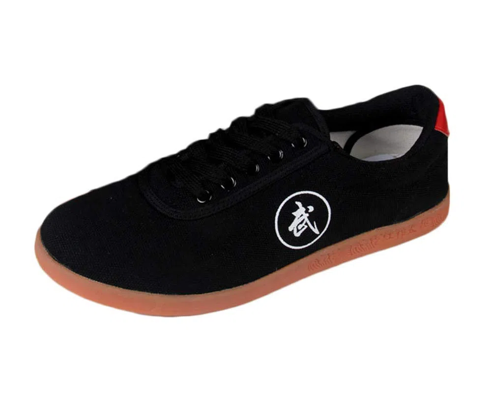 Unisex Scarpe Antiche Cinese Pratica Tradizionale di Pechino Scarpe Kung Fu Tai Chi Gomma Sole