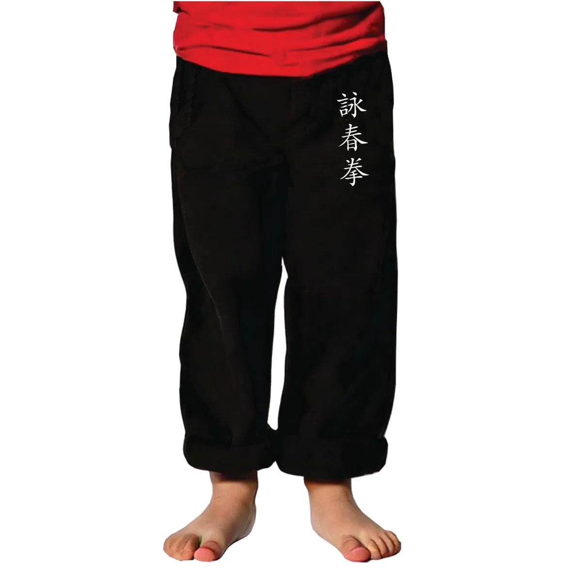 Pantaloni Kung Fu da bambino stile Tai Chi e Wing Chun Kimono leggeri e larghi
