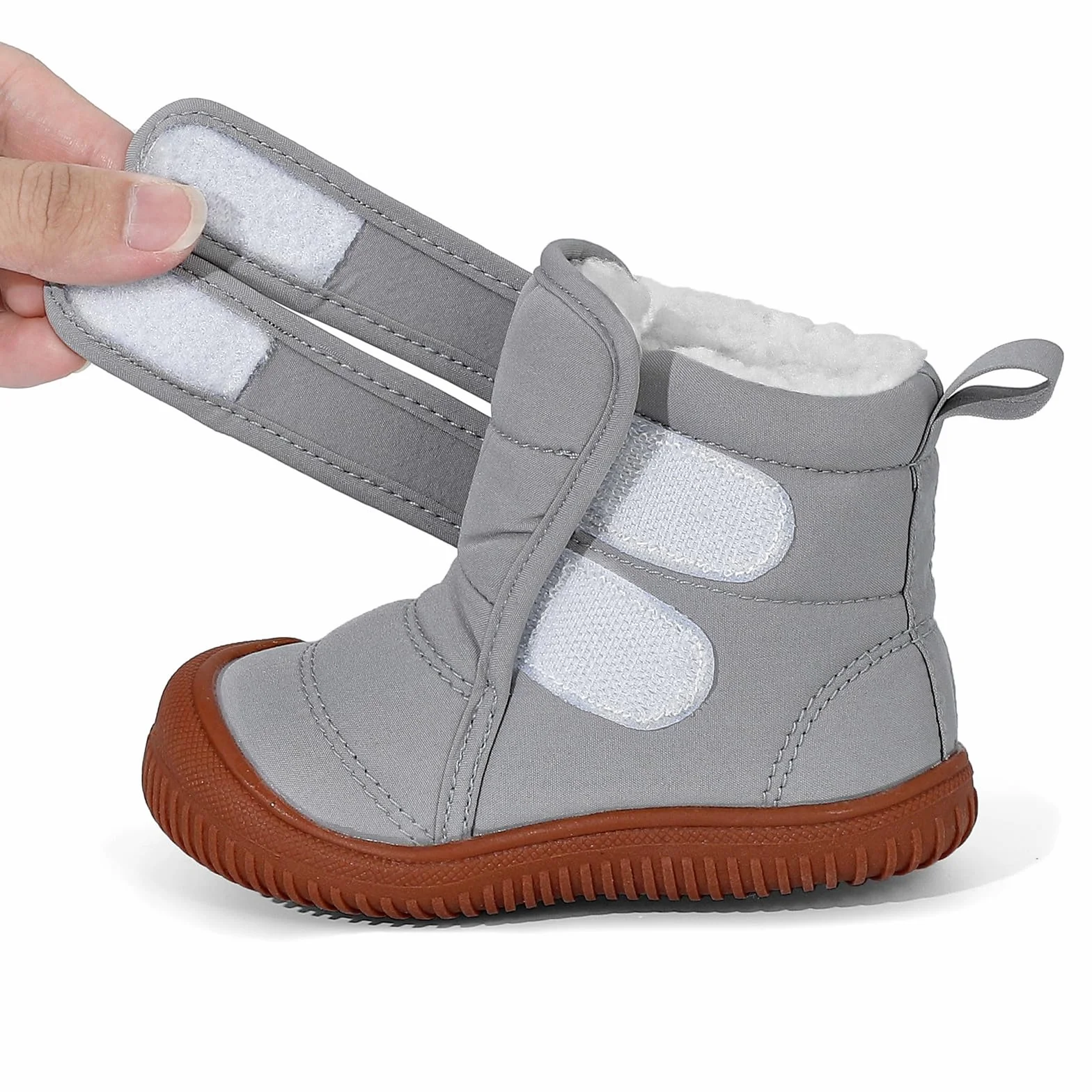 MASOCIO Stivaletti Neonato Neonata Invernali Scarpe Scarponcini Bimbo Bambino con Suole Gomma Antiscivolo Taglia 19-27 EU