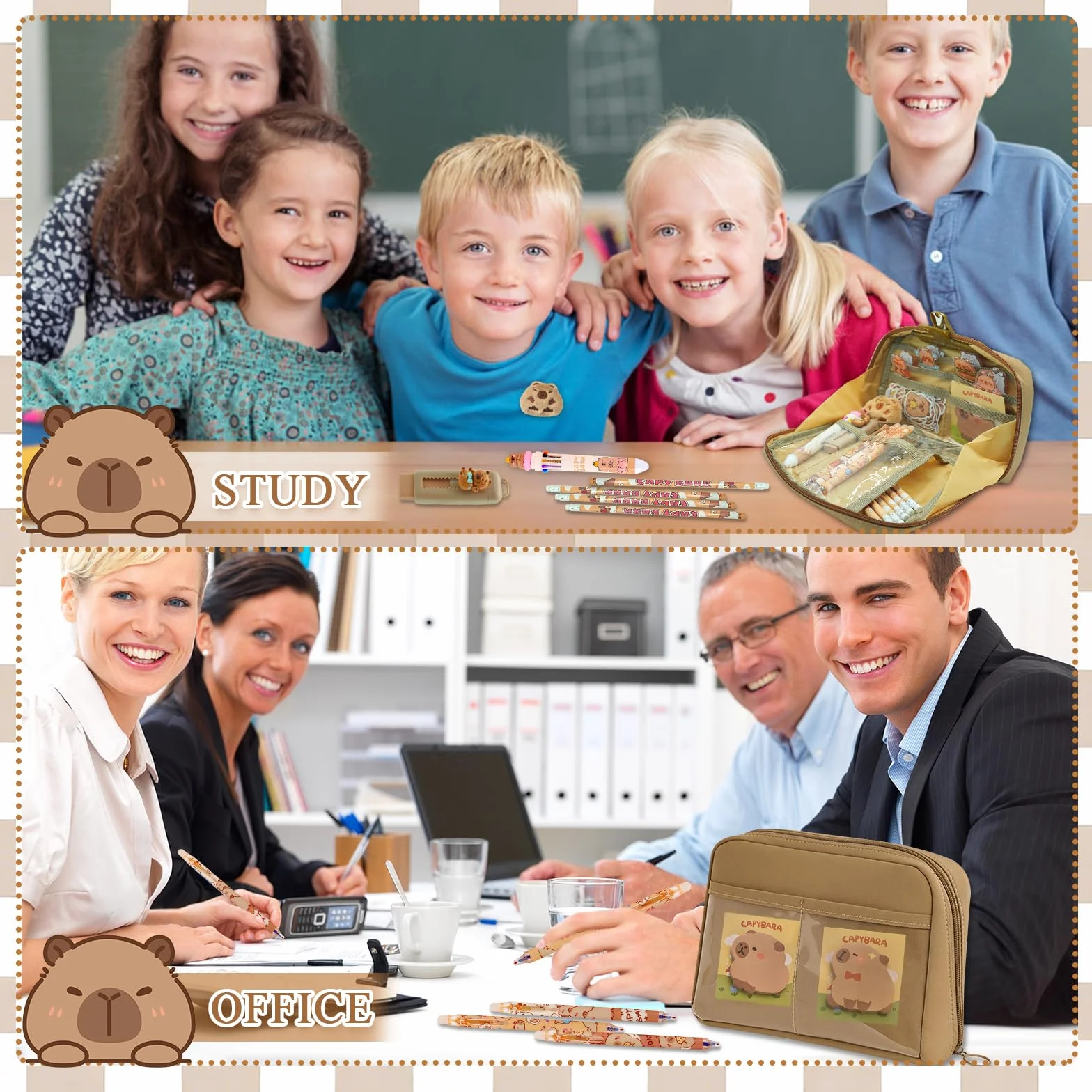 81 Pièces Set di Cancelleria, Astuccio con Accessori, Set Cancelleria, Astuccio Grande, Grazioso di CAncelleria per Ufficio/Scuola/Studenti/Bambini