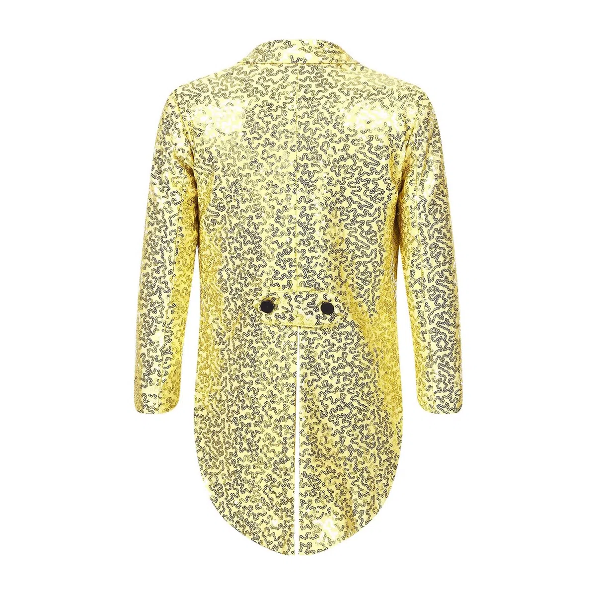 Aislor Bambini Giacca Jacket con Paillettes Giacche da Smoking Cappotto Brillantini Blazer Giacca a Coda di Rondine Costume di Festa in Maschera Carnevale Halloween