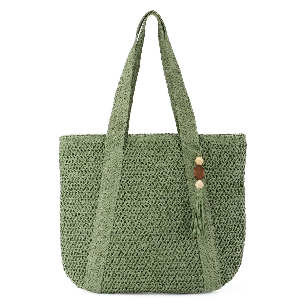 EVEOUT Borse Tote in Rafia per Donna Bohémien Borsa paglia grandi Estive Borse a spalla per spiaggia vacanze viaggio