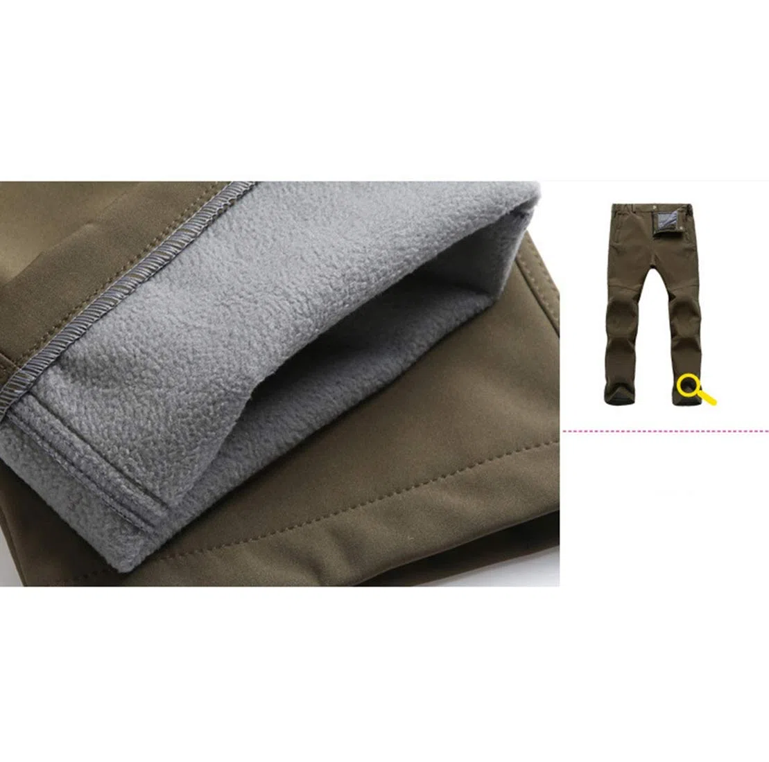 Dawwoti Pantaloni Sci delle Donne con La Tasca con Cerniera, Spessore Impermeabile Pantaloni da Neve Termico del Panno Morbido di Sci Pantaloni da Neve per Le Donne Escursionismo Pesca Durevole