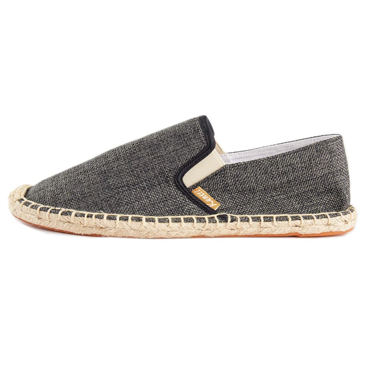Uomo Casual Canvas Slip on Espadrillas Piatte