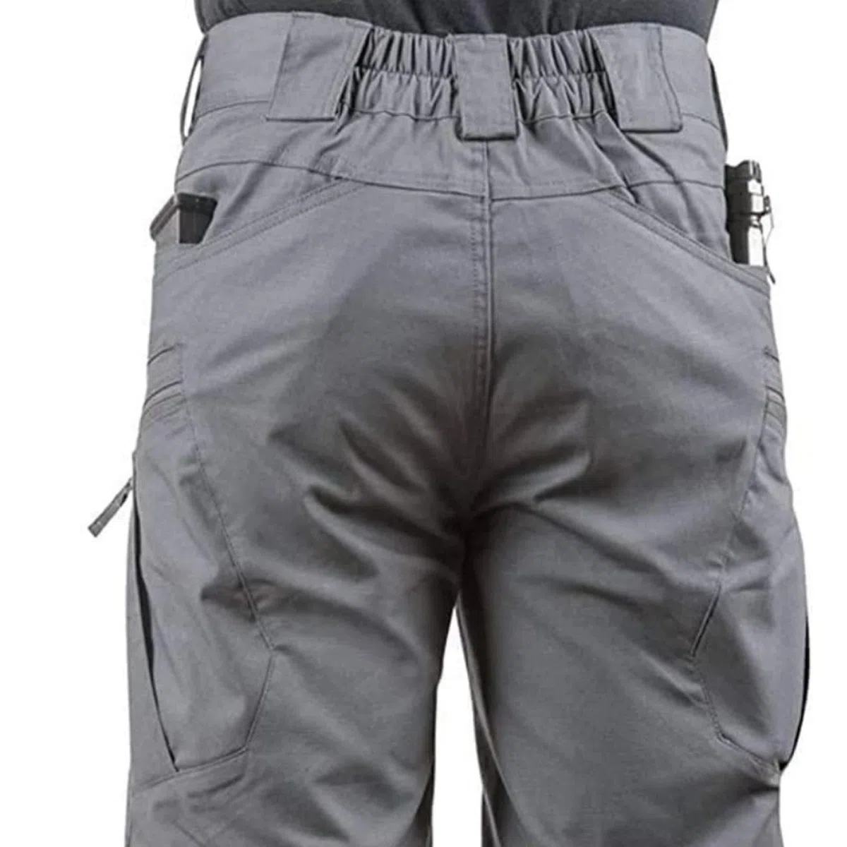 Pantaloncini Cargo Uomo Estivi Bermuda da Lavoro con Tasche Laterali, Taglie Forti, Traspiranti e Leggere, Senza Cintura, S-6XL