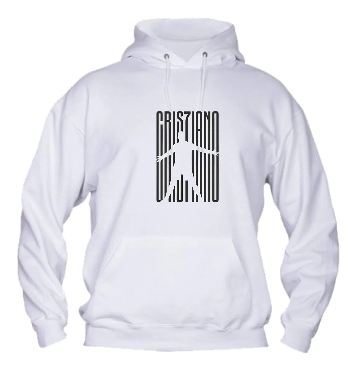 Felpa con Cappuccio Bambino Ragazzo Basic Top qualità Top vestibilità - Ronaldo Modello 2 novità Fashion Divertenti Humor Made in Italy