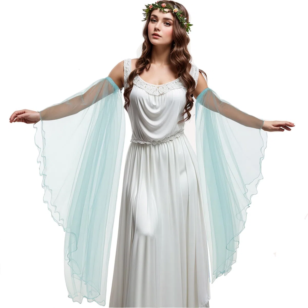 Guanti lunghi in tulle vittoriano staccabili, accessori per abiti da sposa gotici per costumi di Halloween