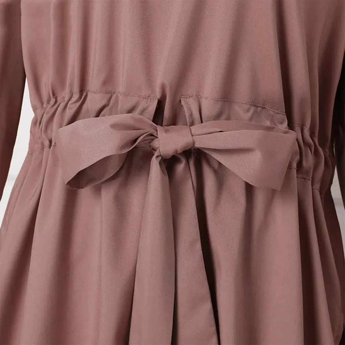 Donna musulmana manica lunga risvolto camicia irregolare pantaloni larghi pantaloni larghi tinta unita tuta casual tuta pantaloni festivi maniche lanterne set musulmano abaya abbigliamento