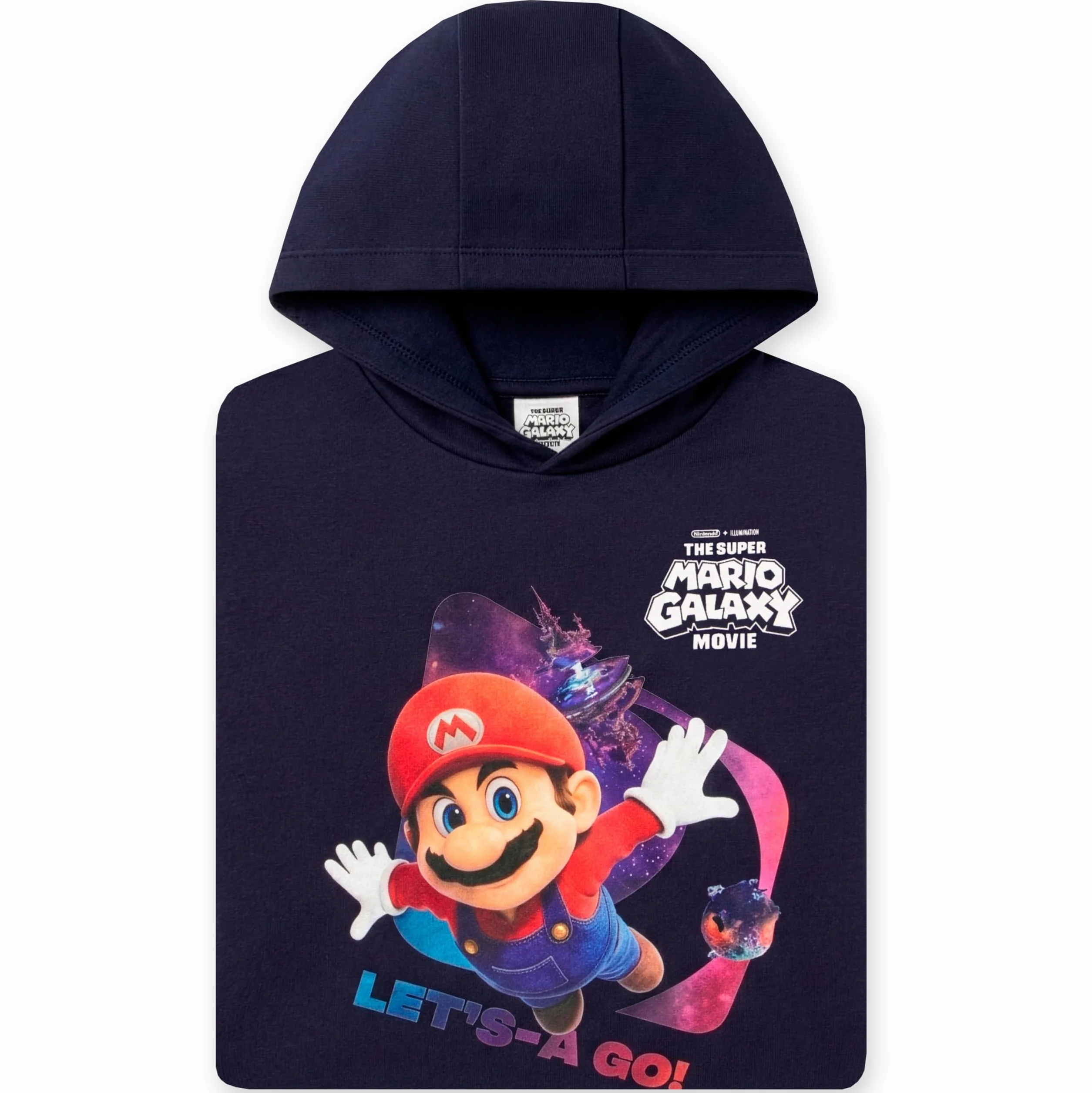 Super Mario Felpa con Cappuccio da Ragazzo, Felpa con Cappuccio Mario, Hoodie da Ragazzo Cotone, Hoodie Galaxy Movie