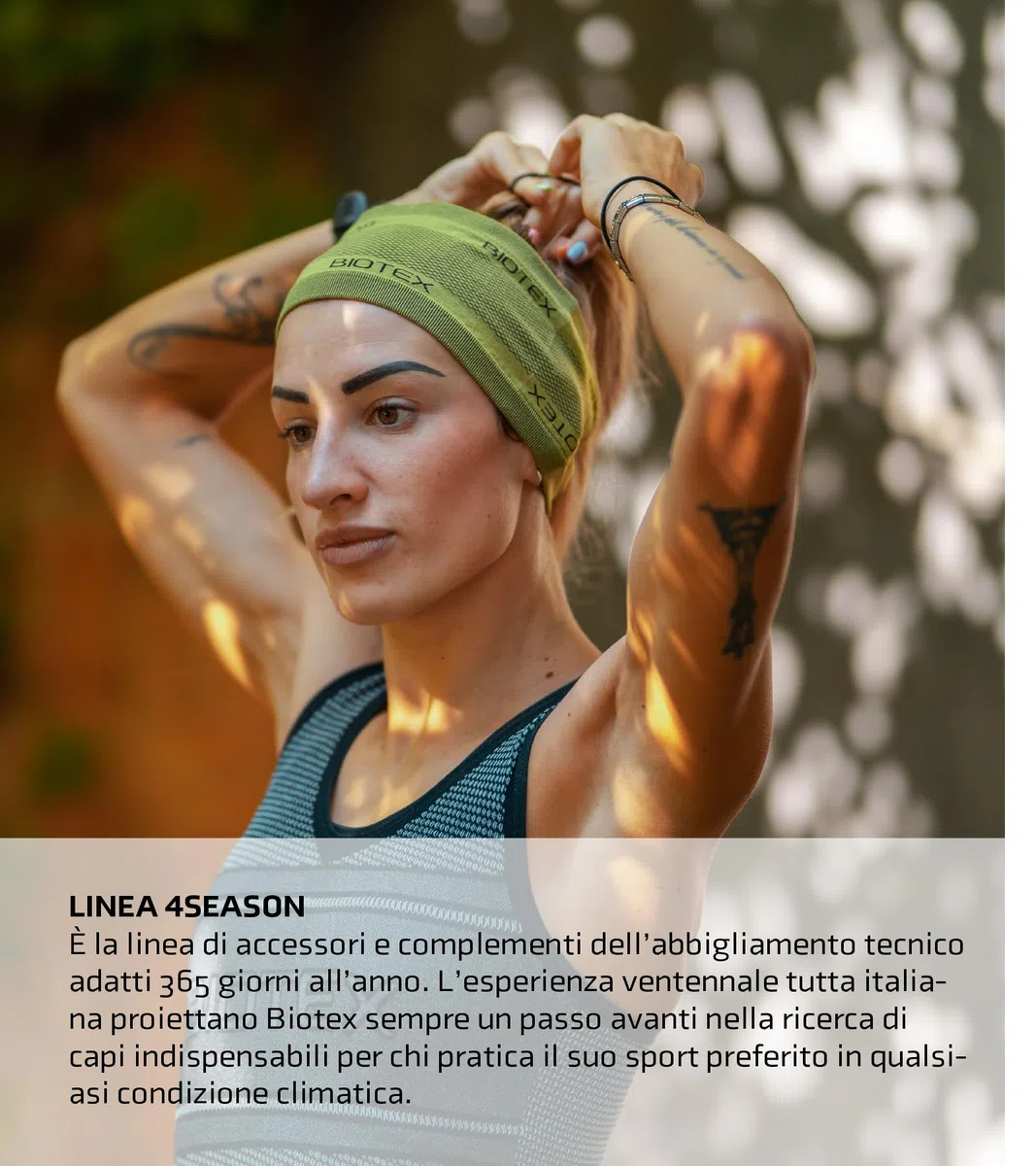 BIOTEX Fascia Tergisudore Unisex per Ciclismo e Running, Ideale per qualsiasi Sport, Intimo Tecnico Sportivo