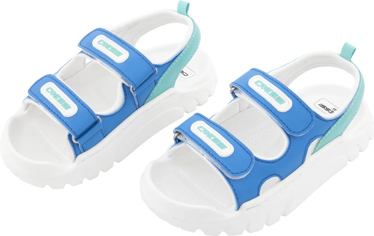 Cressi Tabby Kid Sandals Eleganti Sandali Leggeri Sportivi Spiaggia Bambina e Bambino. Cinturino Chiusura Doppio Strappo. Ideali per Casa Mare Piscina TrackingBambini e ragazzi