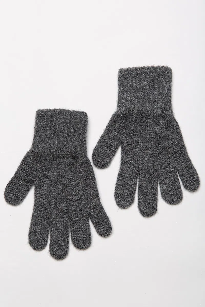 Guanti da dita a maglia in lana per bambini I caldi guanti invernali a doppio strato per ragazzi e ragazze 1-8 anni I comodi guanti morbidi di colore beige, rosa, grigio