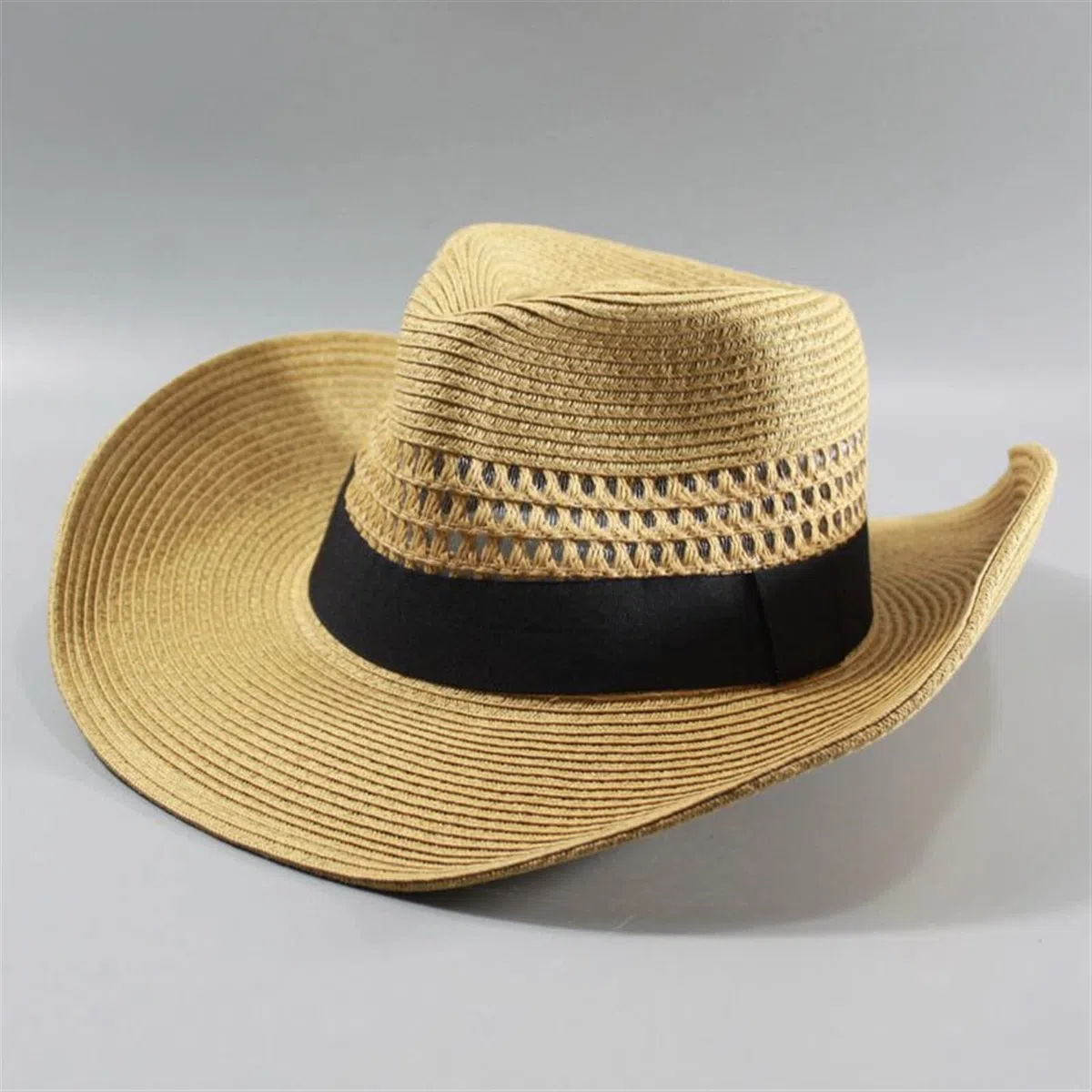 Cappelli Panama da Uomo di Grandi Dimensioni Cappellino da Cowboy Pieghevole con Testa Grande Cappellino da Cowboy Plus Size Cappello di Paglia 58CM 60CM 62CM