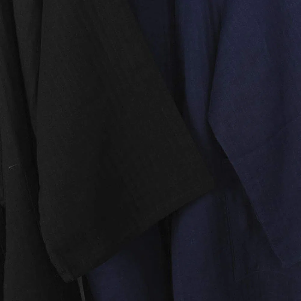 Kimono Giapponese da Uomo in Cotone Hanfu Abito da Pigiama Antico Plus Size Abbigliamento taoista Zen Abbigliamento A
