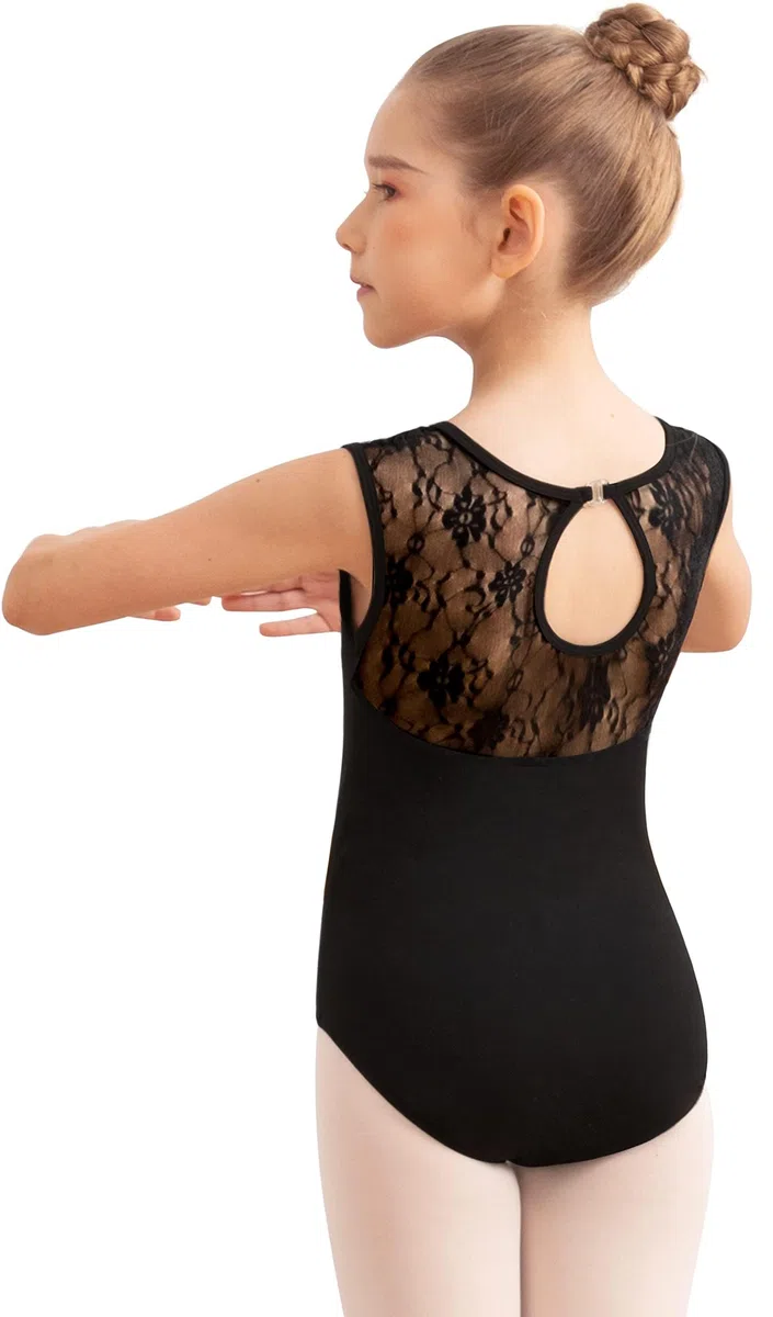 Ragazze Danza Leotard Balletto Bambino Ginnastica Artistica Cotone Manica Corta Dancewear