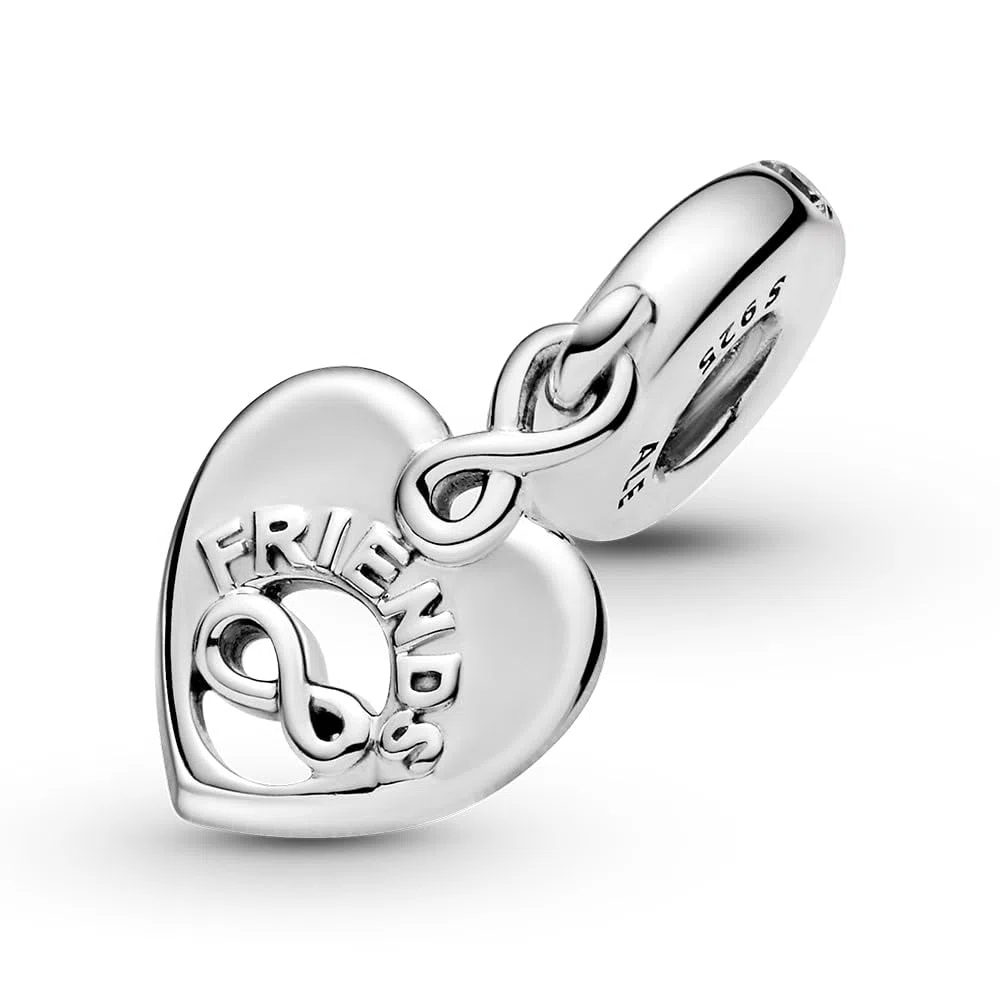 PANDORA - Charm a tema amicizia, in argento sterling