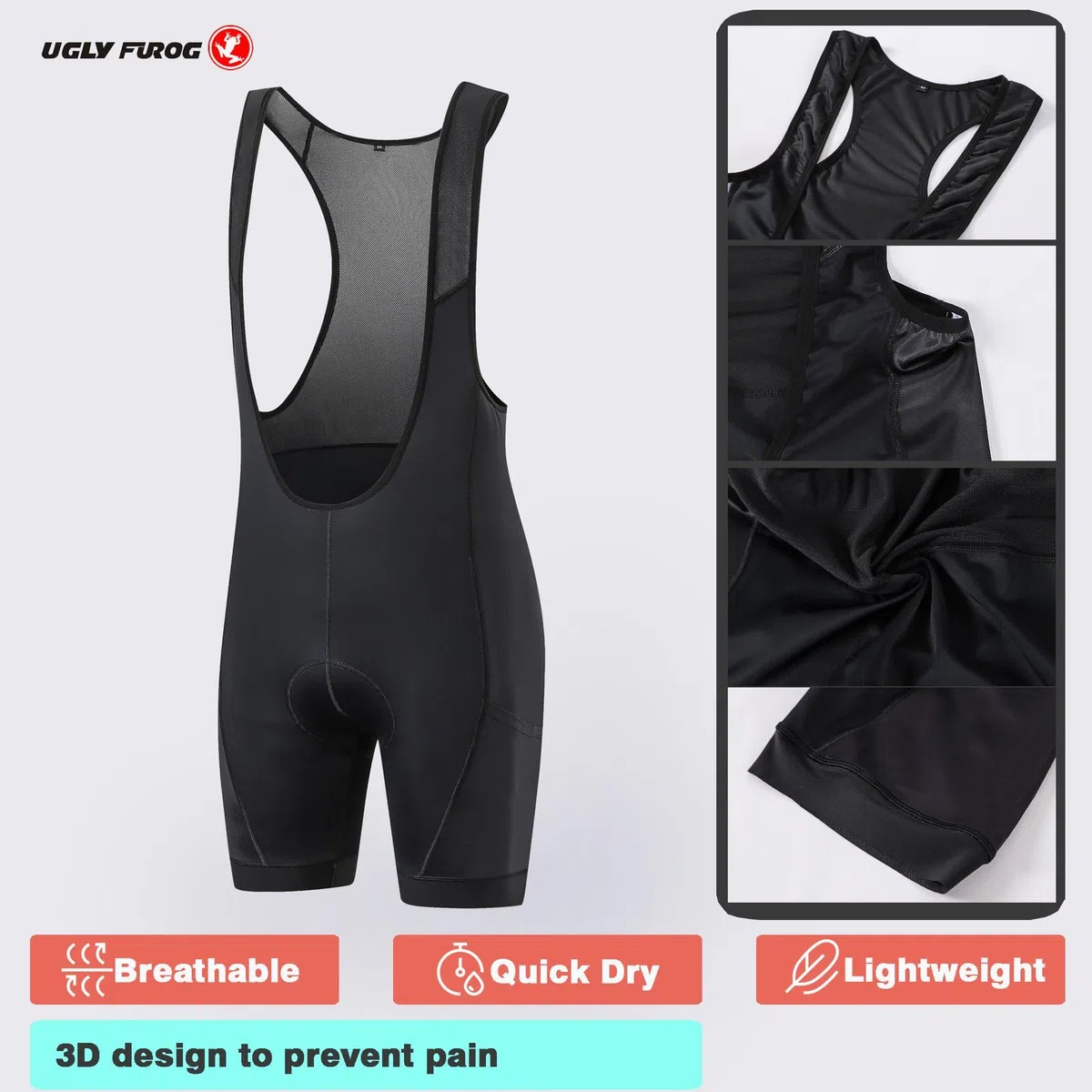 UGLY FROG Donne Abbigliamento, Traspirante Leggero e Comodo Ciclismo, Asciugatura Rapida Maglietta Corta