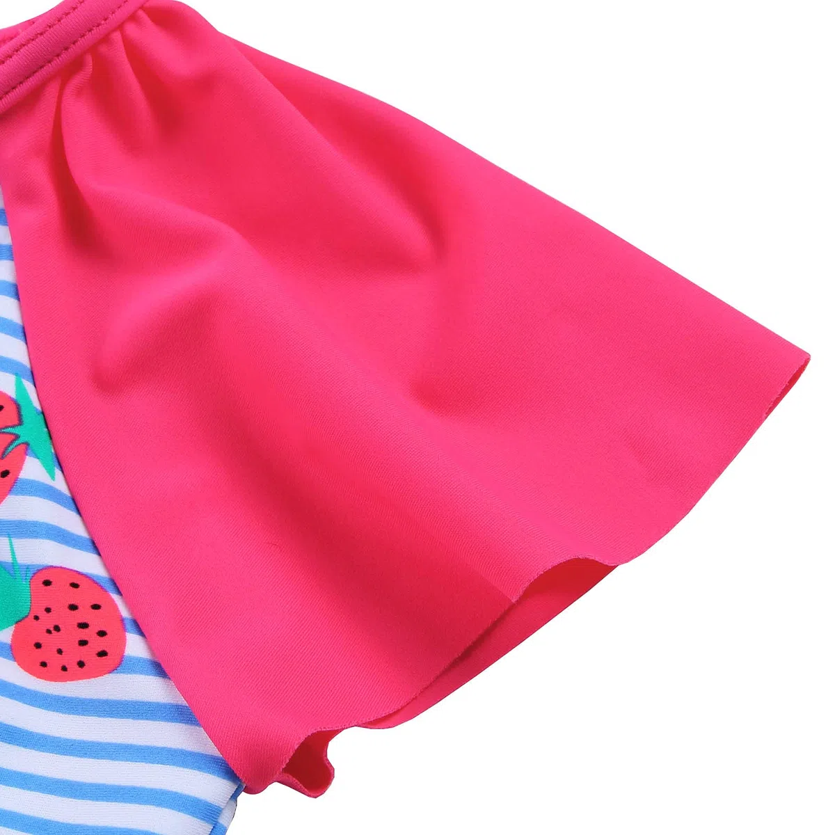 Costume da bagno da bambina, due pezzi, protezione UV, asciugatura rapida, UPF 50+, costume da bagno 3-12 anni