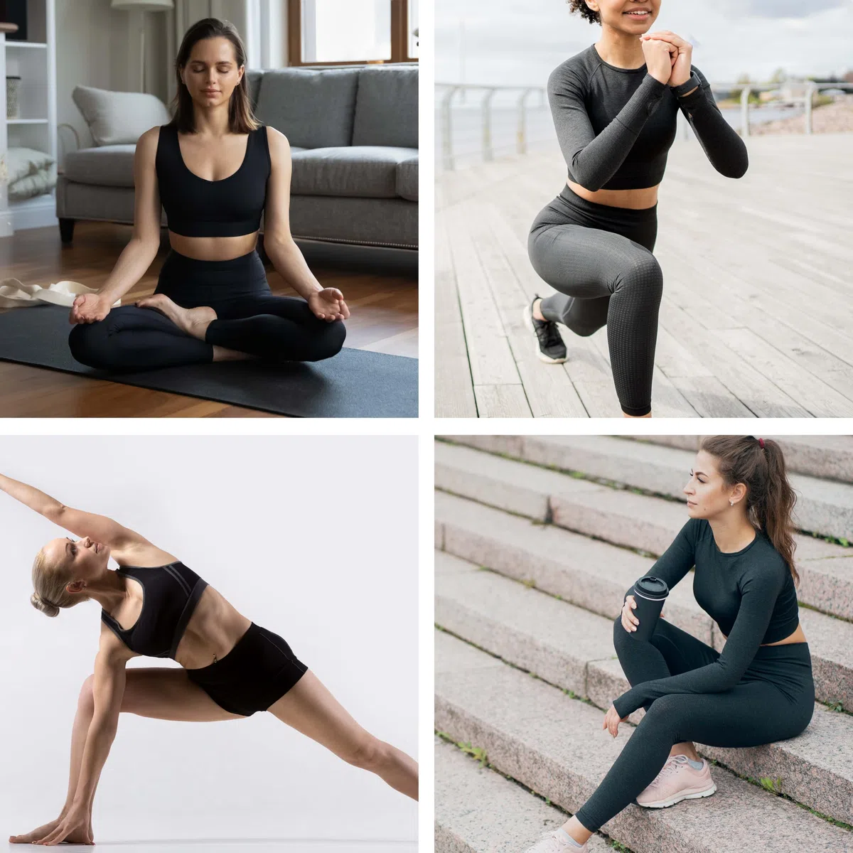 Risalti Pantaloncini Palestra Donna Costina Senza Cuciture Ilena - Shorts Sportivi Vita Alta in Microfibra, Leggings Corti Donna, Pantaloncini Fitness Yoga Running - Made in Italy