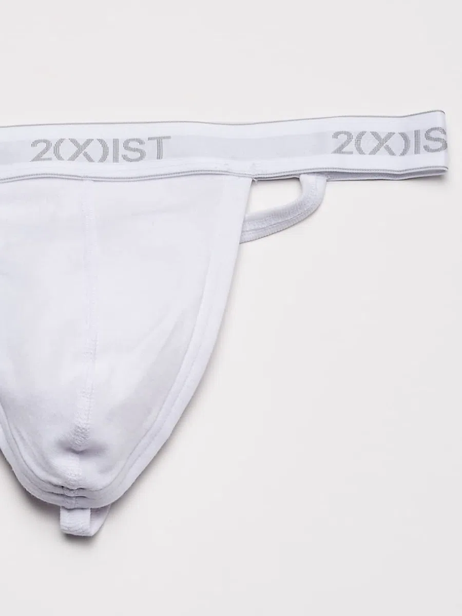 2(X)IST Essential Cotton Y-Back Thong 3-Pack Mutande da Uomo Uomo (Pacco da 3)