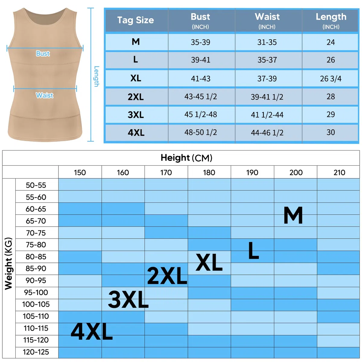 SLIMBELLE Canotta Contenitiva Uomo Elasticizzata Maglia Dimagrante Fascia Pancia Senza Maniche Palestra Shapewear