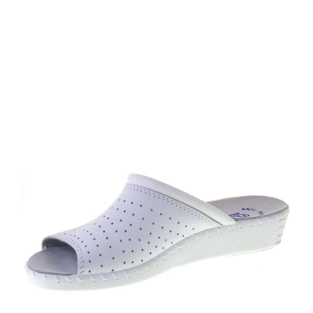 Fly Flot Antonimina, Ciabatte Donna In Pelle, Aperte, Con Sottopiede In Pelle Scamosciato Sandali a ciabattaDonna
