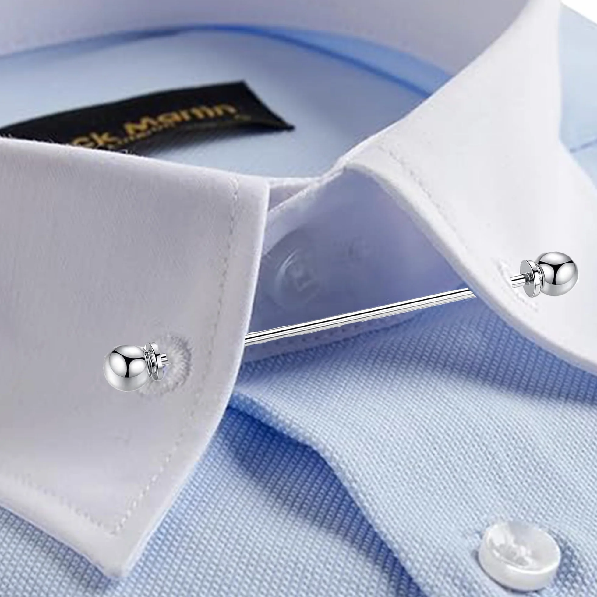 Barra Spilla a Collo Camicia Spilla Cravatta Clip in Metallo Spilla Da Uomo Fermacravatta A Clip Del Colletto Della Camicia Collo Da Spilla Da Cravatta