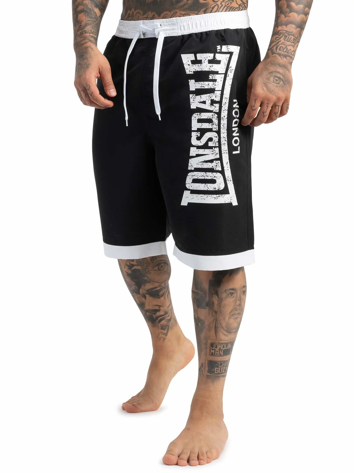Lonsdale London Clennel Uomo Bermuda Blu Regular