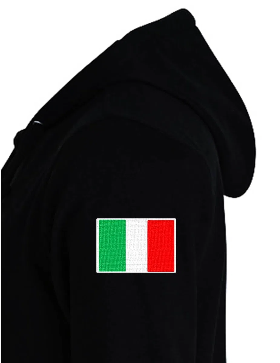 Felpa Security con Cappuccio Uomo Panther Fronte Retro